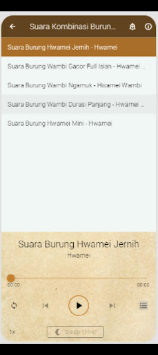 Masteran Hwamei Wambi Screen 3