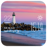 Santa Cruz weather widget icon