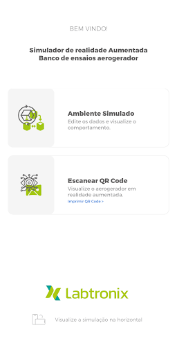 Android application Aerogerador RA screenshort