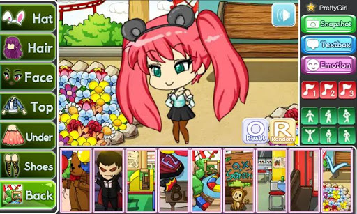 Theme Park Pretty Girl  dress up game
