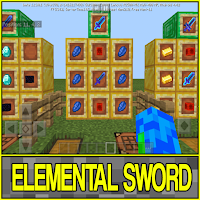 Elemental Custom Swords Craft Mod for MCPE