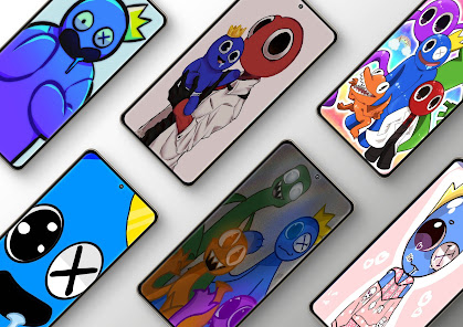 Captura 3 Blue Rainbow Friends Wallpaper android