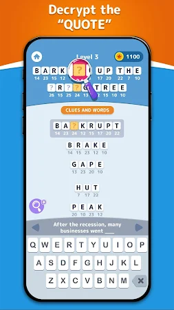 Game screenshot Cryptogram IQ - Word Master! apk download