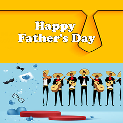 Fathers Day app Music logo