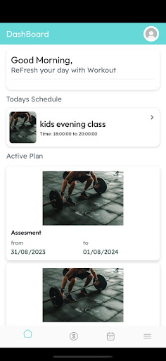 RISING GYM Screen 3