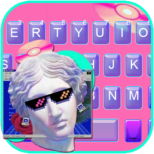 Vaporwave Keyboard Theme logo
