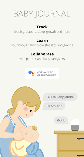 Android application Baby Journal screenshort