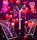 screenshot of Heart zipper lock screen