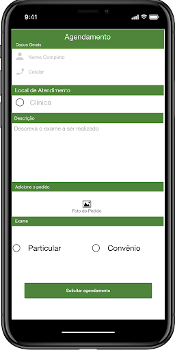 Android application Clínica N. Sra. de Lourdes screenshort