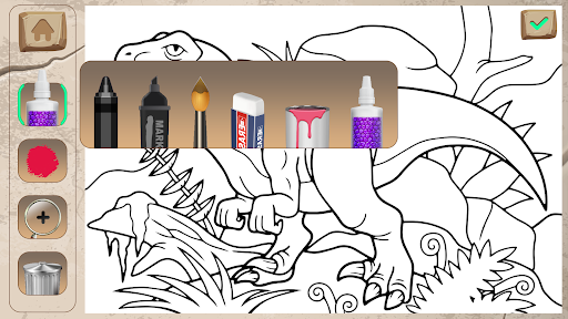 Coloring Plus : Dinosaur Screen 2