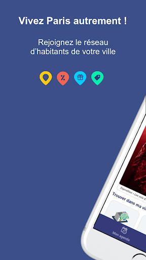 Android application Vivez Paris screenshort