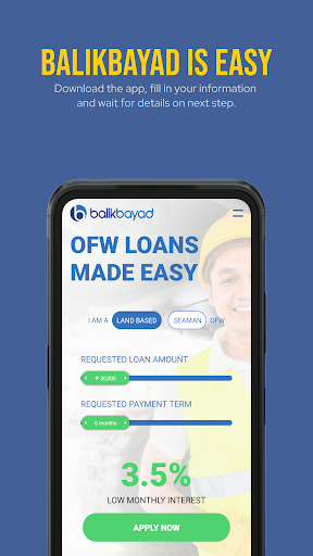 Balikbayad OFW and Seaman Loan Screen 3
