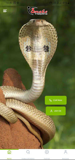 Android application Snake Helpline screenshort