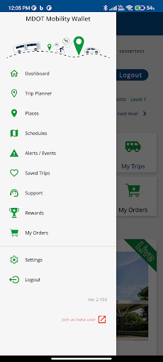 Android application Michigan Mobility Wallet screenshort