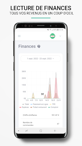 Android application Dishop Dashboard screenshort