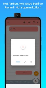 Smart Note - Yapay Zeka Destek Screenshot