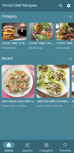 Android application Smart Diet Recipes screenshort