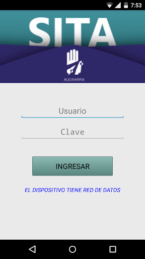 Android application Sita Móvil screenshort