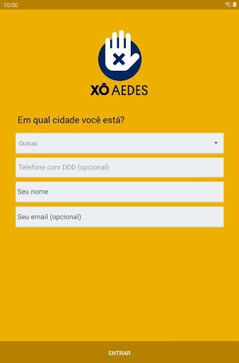 Android application Xô Aedes screenshort