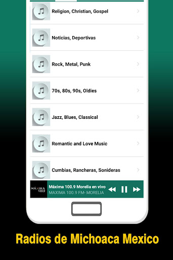 Radios de Michoacan Screen 3