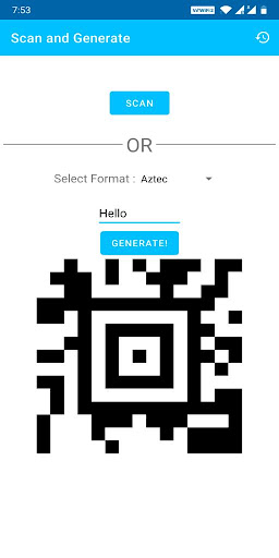 Android application The Barcode App : Barcode Scan screenshort