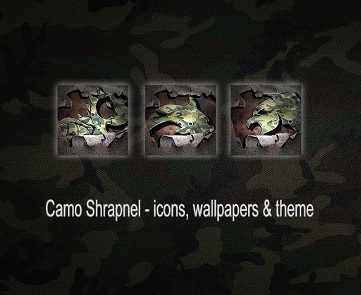 Camo Shrapnel - icon pack