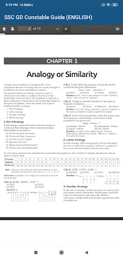 SSC GD Constable English Guide Screen 3
