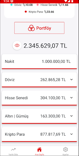 Portföy Takip Screen 2