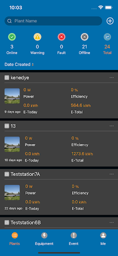 Android application MySolArk screenshort