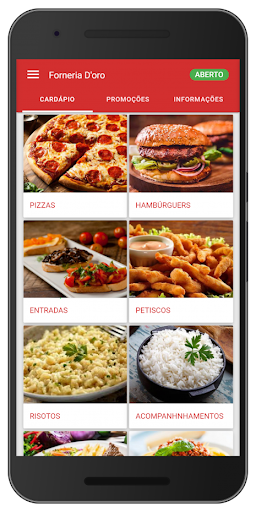 Android application Forneria D'oro screenshort