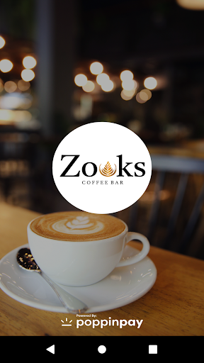 Android application ZOOKS Coffee Bar screenshort