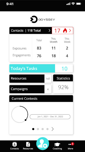 Android application Odyssey screenshort