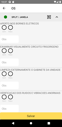 Ambientair Field Service Screen 3