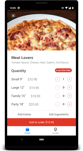Valentino Pizza Cafe Screen 2