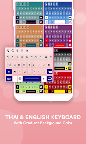 Captura 7 Thai English Keyboard App android