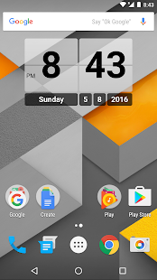 Retro Clock Widget