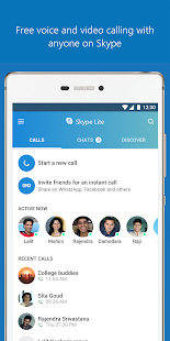 Skype Lite - Free Video Call & Chat Screenshot