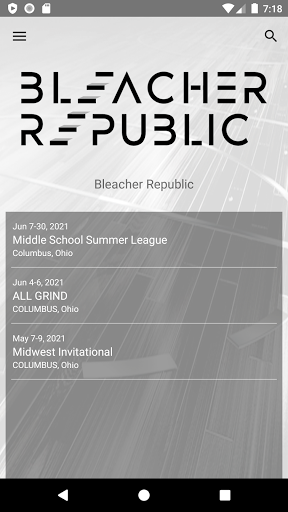 Android application Bleacher Republic screenshort