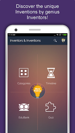 Android application Inventions and Inventors App screenshort
