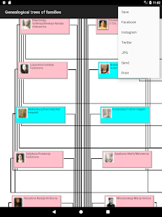 Genealogical trees of families screenshots 24
