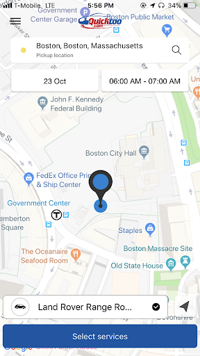 Android application Quicktoo Client screenshort