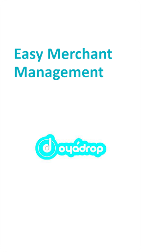 Android application OyaDrop Shop screenshort