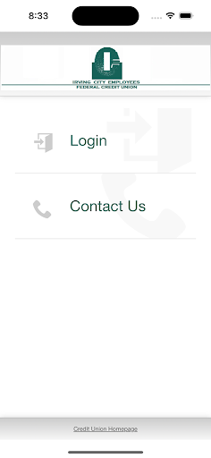 Android application Irving City Employees FCU screenshort
