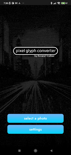 Android application Pixel Glyph Converter screenshort