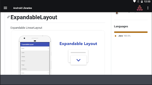Screenshot of Cool Android Libraries
