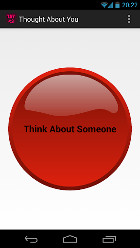 Android application Thought About You screenshort
