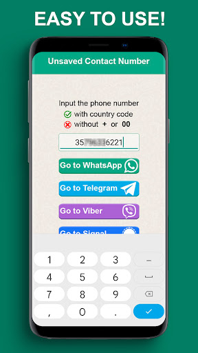 Contact Unsaved Phone All-in-1 Screen 3