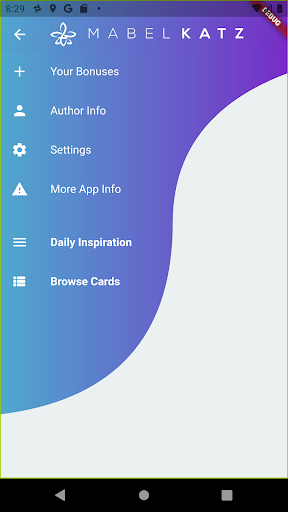 Inspirational Cards Screen 2