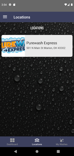 Purewash Express Screen 2