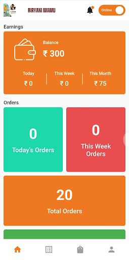Biryani Mamu Delivery Screen 2